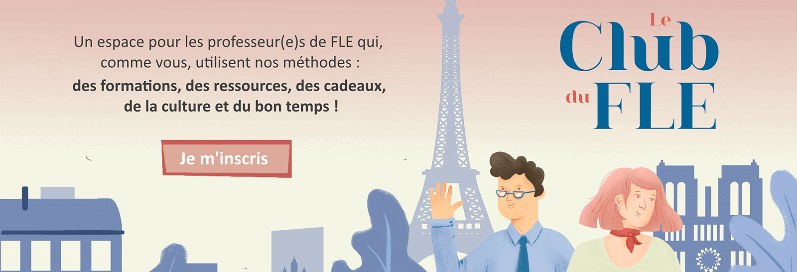 Un espace pour les professeurs et professeures de Fle qui, comme vous, utilisent nos methodes : des formations, des ressources, des cadeaux, de la culture et du bon temps ! Je m'inscris !